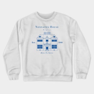 Nonnatus House | Blue Ink Crewneck Sweatshirt